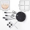 Koyoto Hanglamp, Kogellampje, Cluster hanglamp Amber, Duidelijk, 4-lichts
