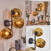Ripoll Kogellampje, Wandlamp Goud, 3-lichts