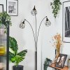 Yaak Staande lamp Chroom, Zwart, 3-lichts