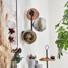 Ripoll Kogellampje, Wandlamp Chroom, Goud, Duidelijk, Koperkleurig, Rookkleurig, 3-lichts