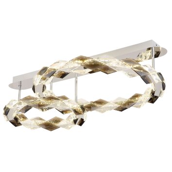 Globo Karilion Plafondlamp LED Chroom, 1-licht