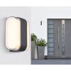 Globo Plixon Wandlamp voor buiten LED Antraciet, 1-licht