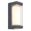 Globo Plixon Wandlamp voor buiten LED Antraciet, 1-licht
