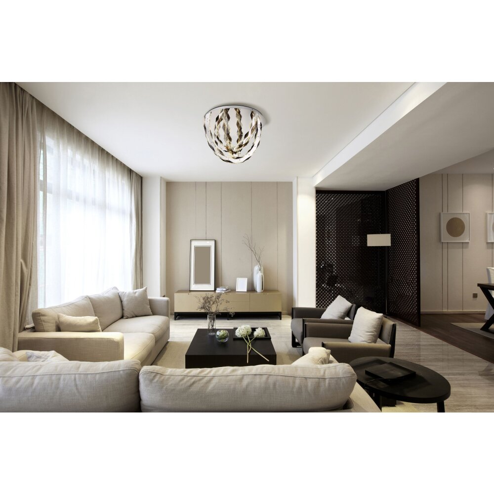 Globo Karilion Plafondlamp LED Duidelijk, Rookkleurig, 1-licht main product photo