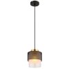 Globo Olga Hanglamp Goud, Zwart, 1-licht