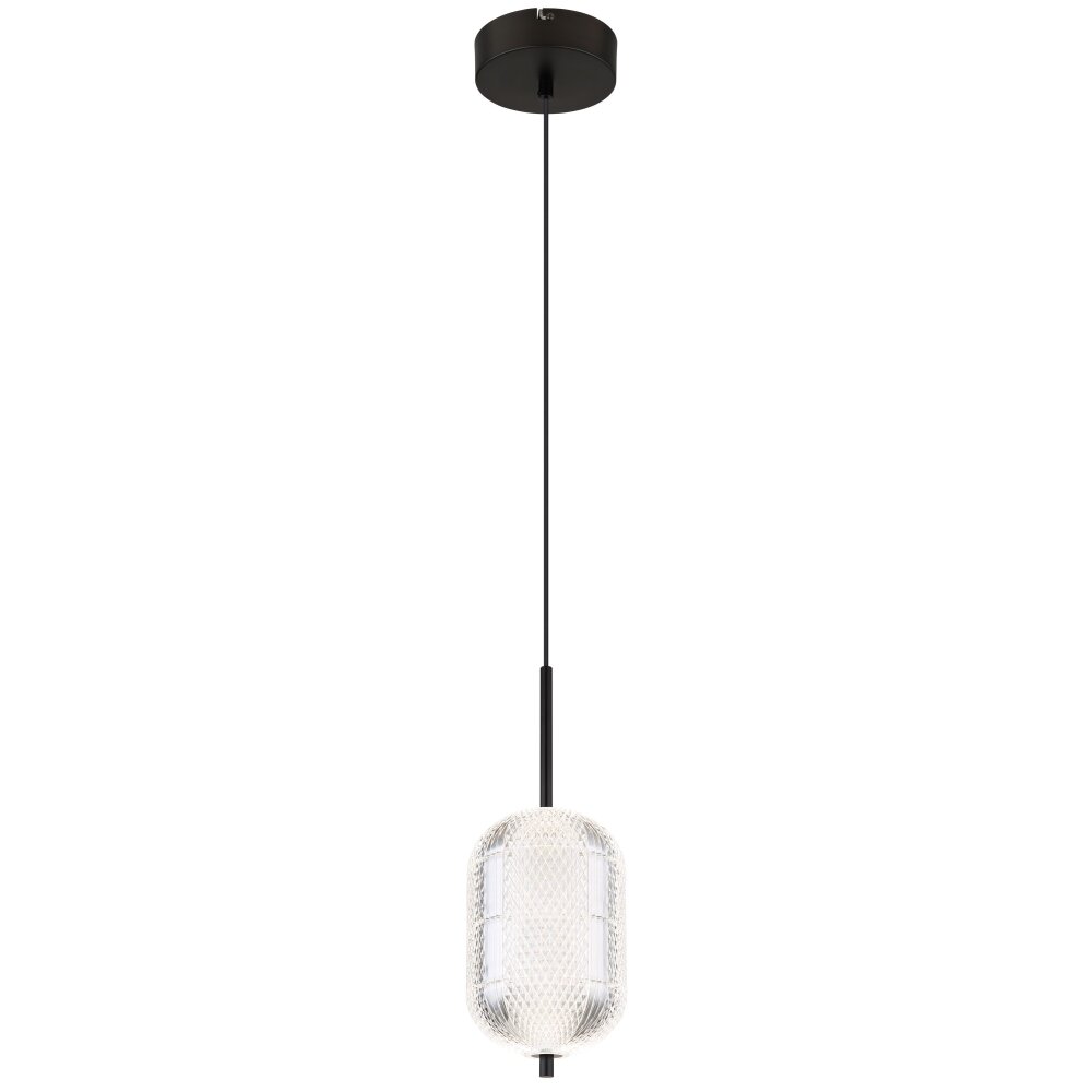 Globo Kurius Hanglamp LED Zwart, 1-licht main product photo