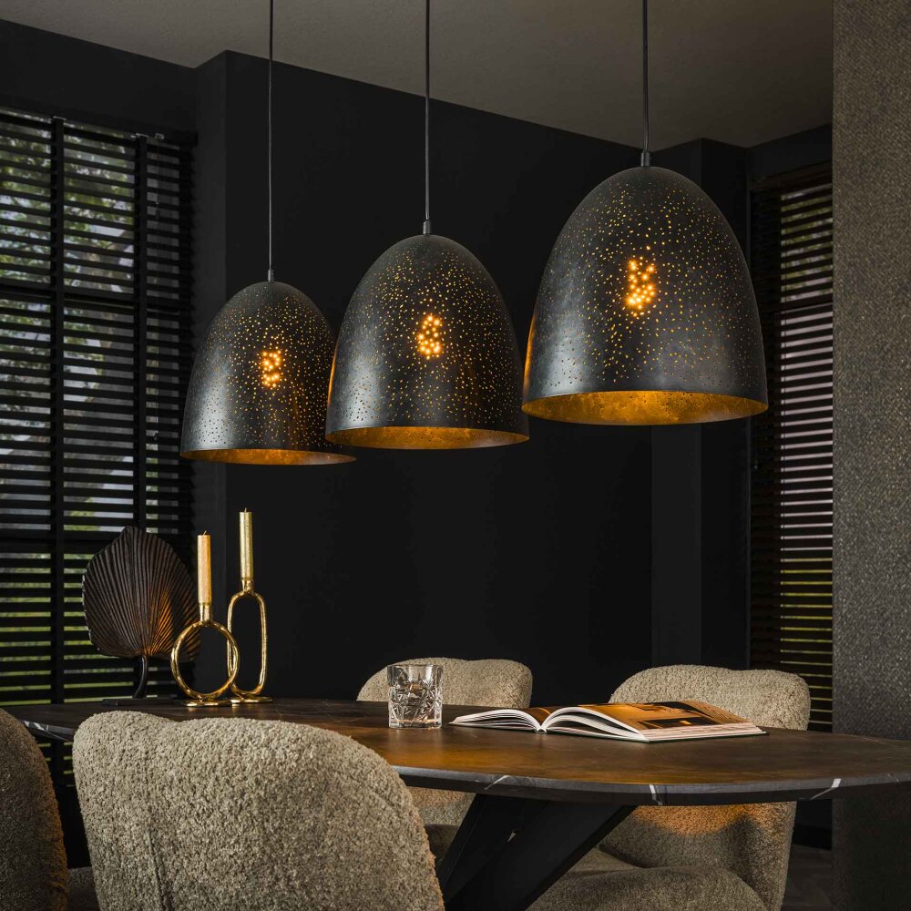 Kosmos Hanglamp Antraciet, 3-lichts main product photo