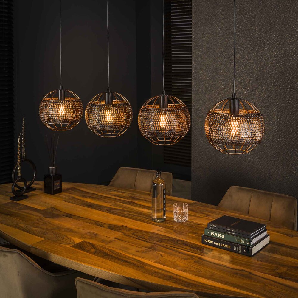 Ommerlanderwijk Hanglamp Antraciet, 4-lichts main product photo