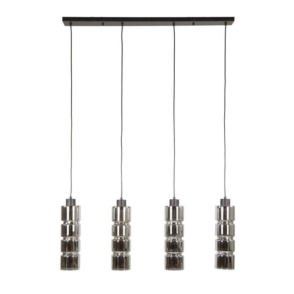 Barel Hanglamp Zwart, 4-lichts