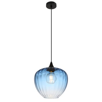 Globo Sander Hanglamp Zwart, 1-licht