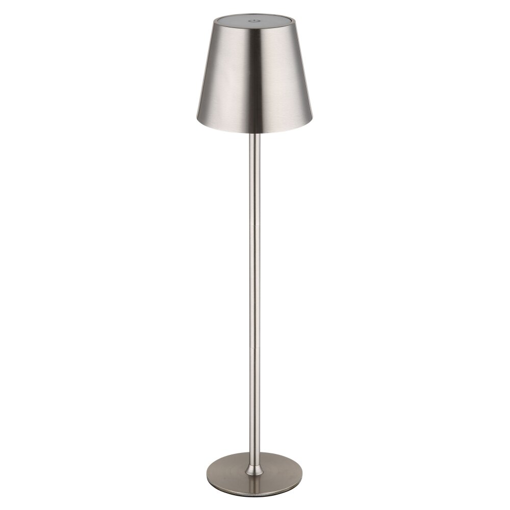 Globo Vannie Tafellamp LED Nikkel mat, 1-licht