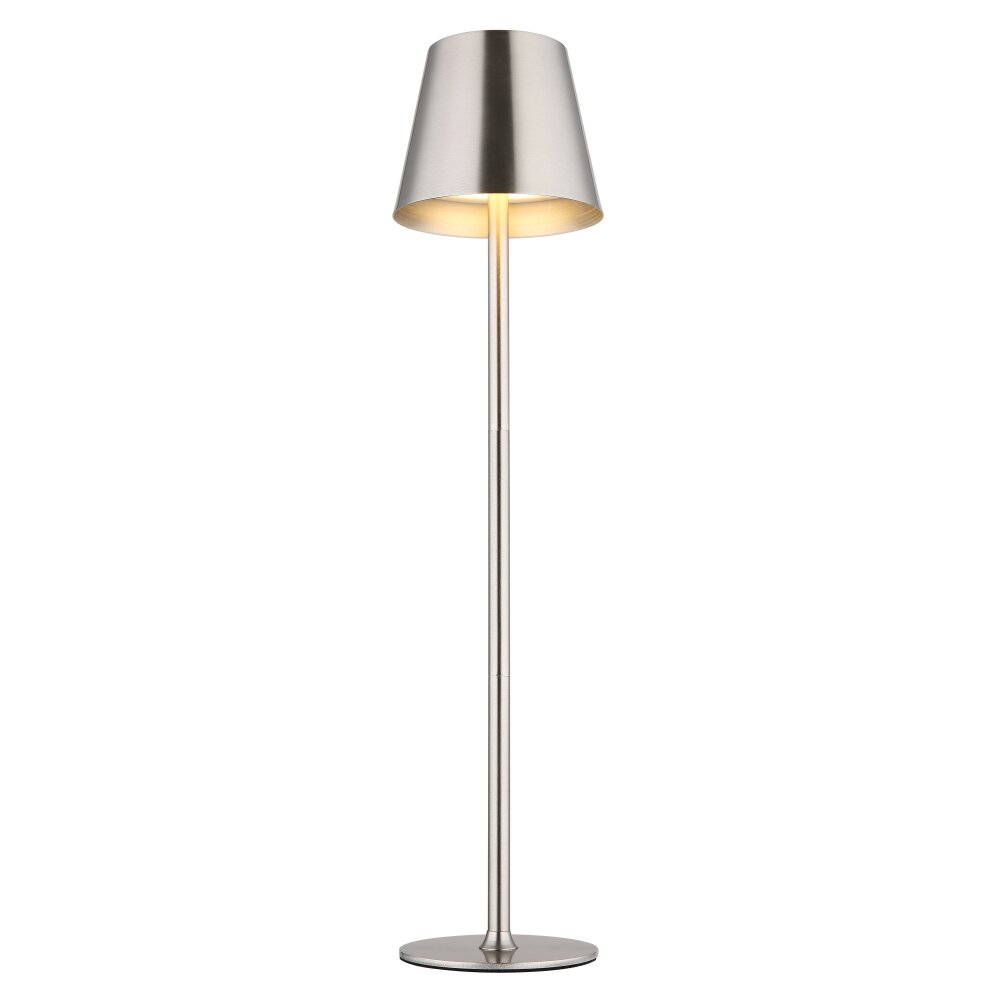 Globo Vannie Tafellamp LED Nikkel mat, 1-licht