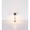 Globo Vannie Tafellamp LED Nikkel mat, 1-licht