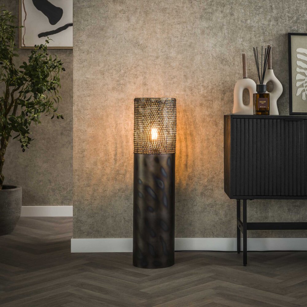 Umaro Staande lamp Bruin, Zwart, 1-licht main product photo