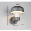 Trio verlichting FRASER Wandlamp stenen uiterlijk, 1-licht, Bewegingsmelder Trio verlichting FRASER Wandlamp stenen uiterlijk, 1-licht, Bewegingsmelder