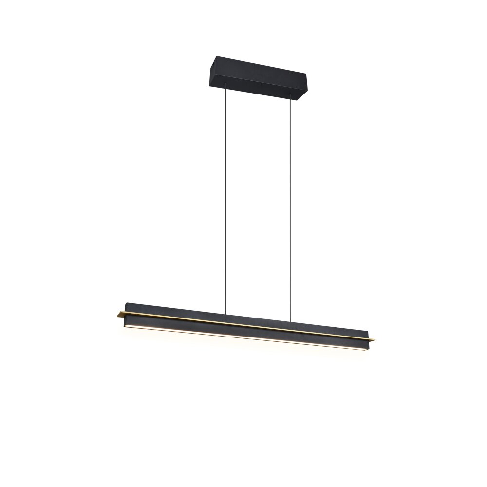 Trio verlichting Emerson Hanglamp LED Zwart, 1-licht main product photo