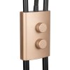 Trio verlichting Chris Staande lamp LED Bruin, 2-lichts