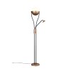 Trio verlichting Chris Staande lamp LED Bruin, 2-lichts