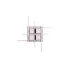 Trio verlichting Roger Plafondlamp LED Bruin, 1-licht, Afstandsbediening
