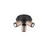 Trio verlichting Gillan Plafondspot Bruin, 3-lichts
