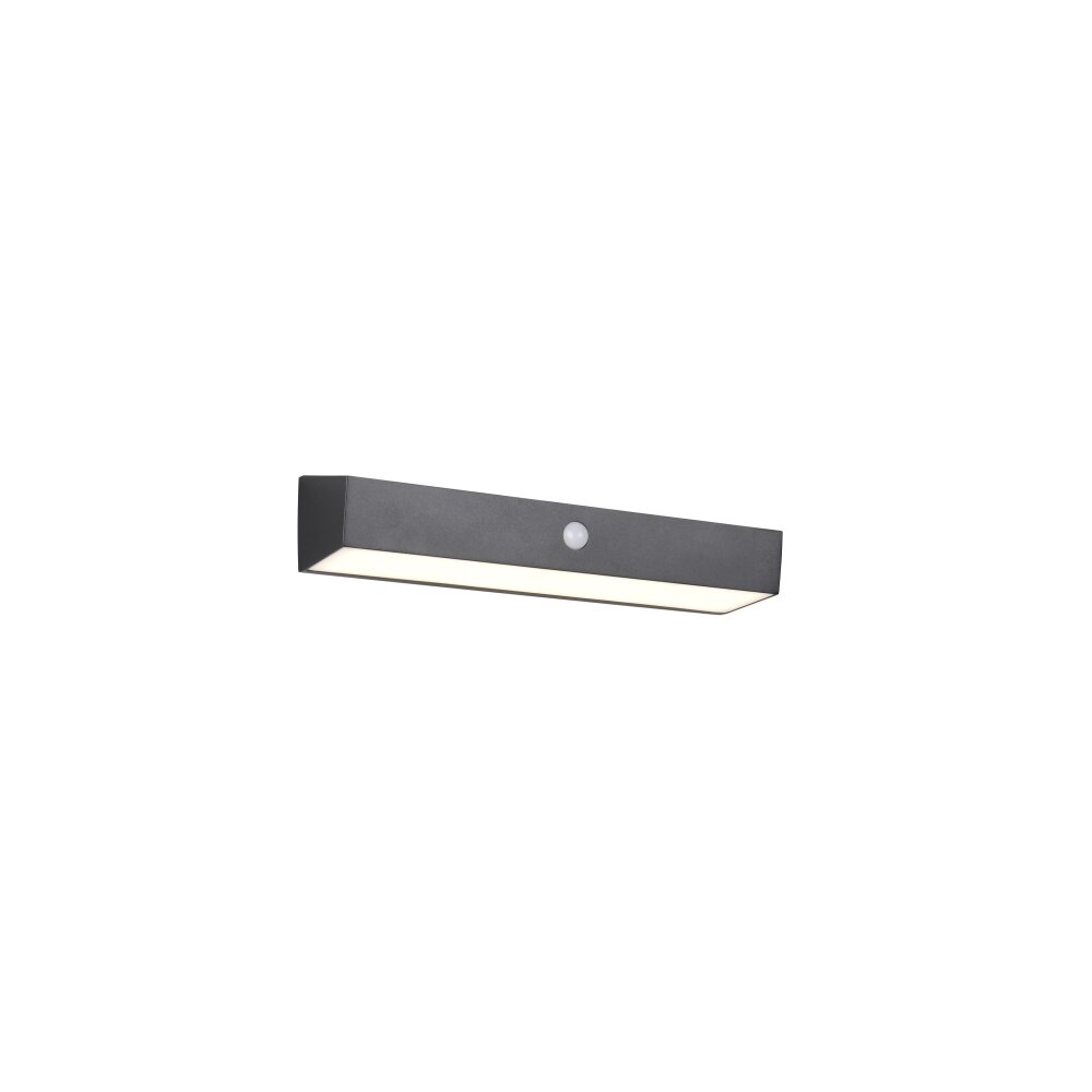 Reality SILVES Wandlamp LED Zwart, 1-licht, Bewegingsmelder main product photo