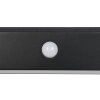 Reality SILVES Wandlamp LED Zwart, 1-licht, Bewegingsmelder