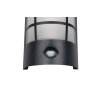 Reality SINTRA Wandlamp Zwart, 1-licht, Bewegingsmelder