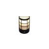 Reality SINTRA Wandlamp Zwart, 1-licht, Bewegingsmelder
