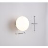 Reality Earl Wandlamp LED Messing, 1-licht