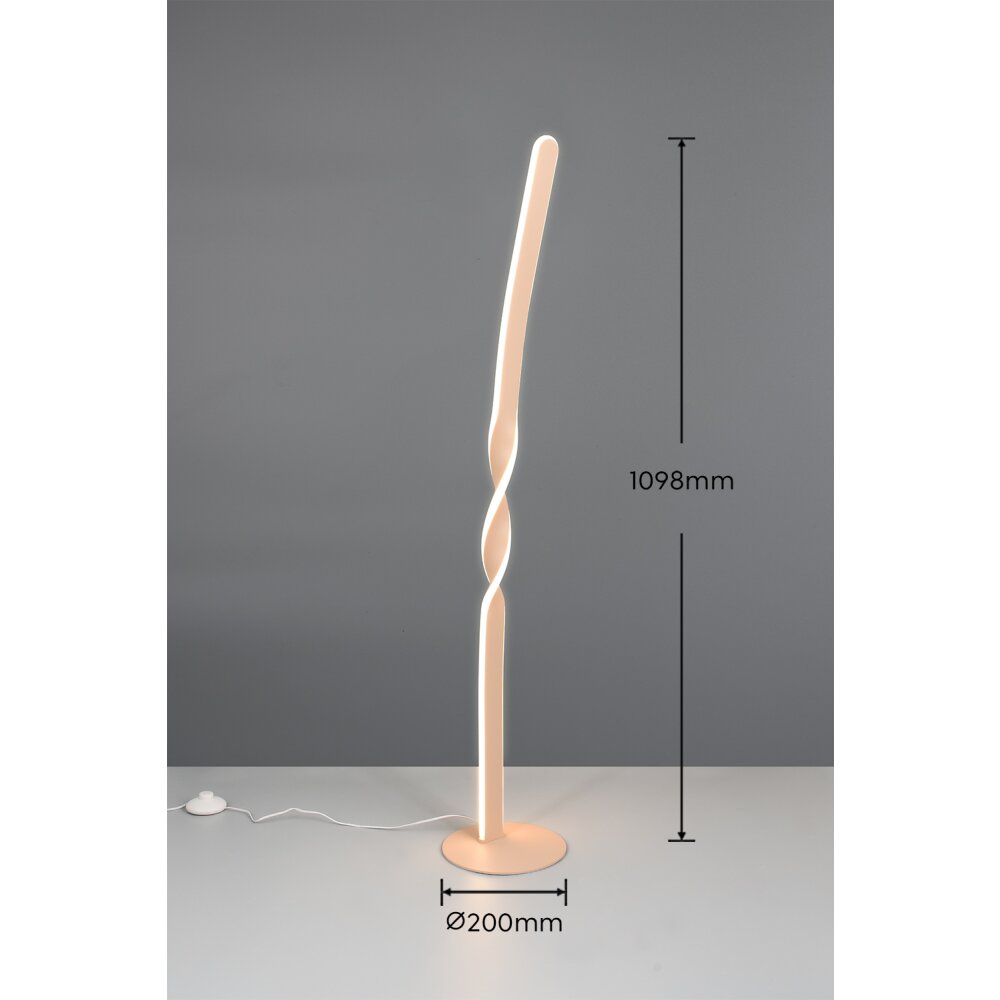 Reality Ginko Staande lamp LED Beige, 1-licht
