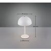 Reality Munoz Tafellamp LED Wit, 1-licht