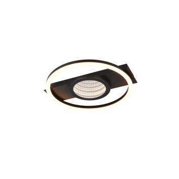 Reality Wheeler Plafondlamp LED Zwart, 1-licht