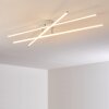 Tornio Plafondlamp LED Nikkel mat, Wit, 3-lichts