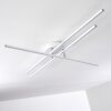 Tornio Plafondlamp LED Nikkel mat, Wit, 3-lichts