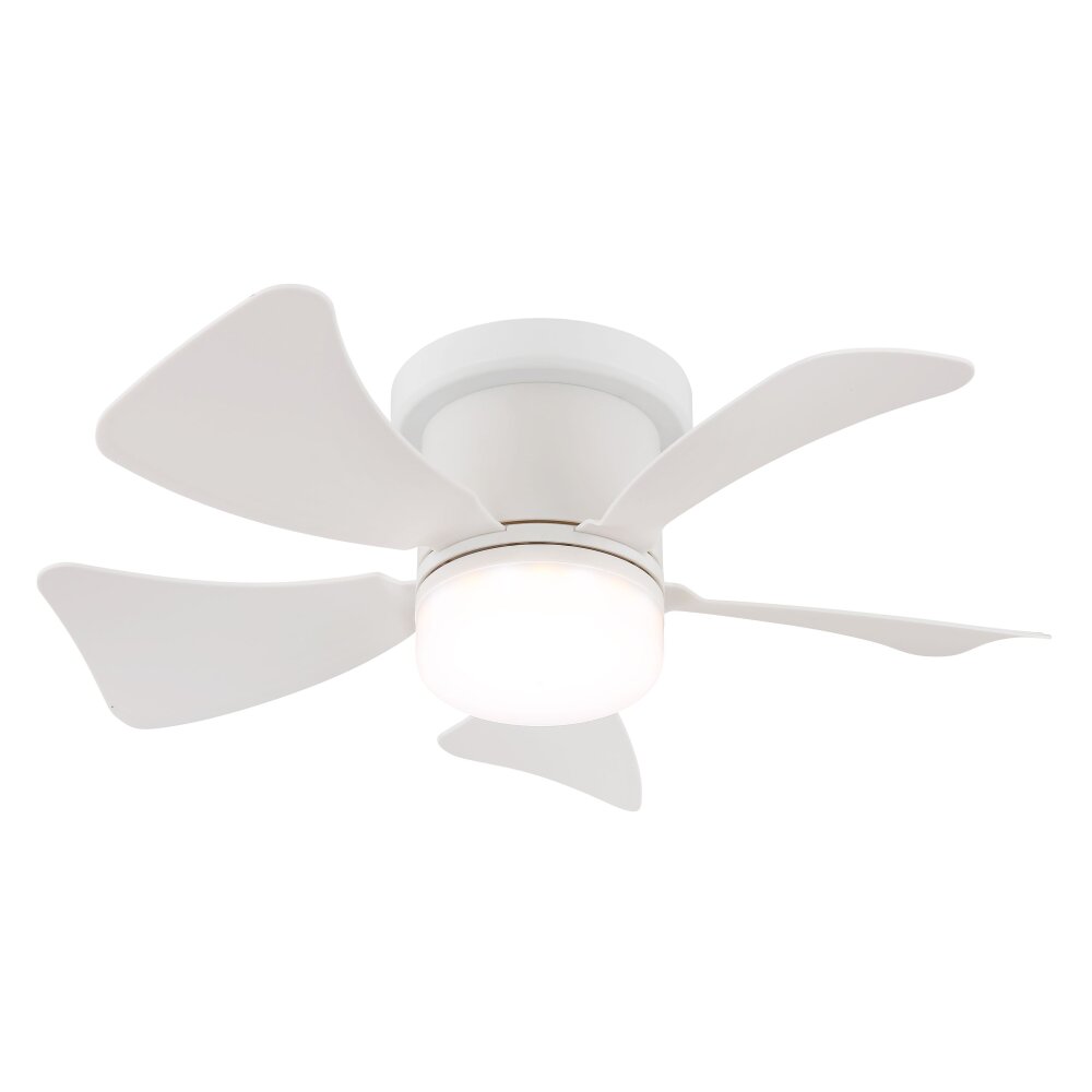 Globo Hines Plafondventilator met verlichting LED Wit, 1-licht, Afstandsbediening main product photo