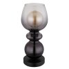 Globo Clarity Tafellamp Zwart, 1-licht