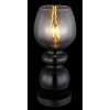 Globo Clarity Tafellamp Zwart, 1-licht