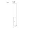 Globo Ryan Hanglamp Wit, 1-licht