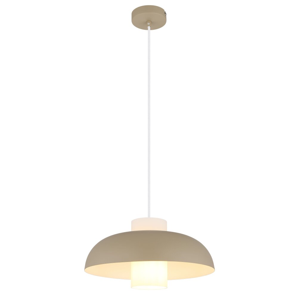 Globo Lowe Hanglamp Zandkleurig, 1-licht main product photo