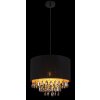 Globo Coletta Hanglamp Goud, Zwart, 1-licht