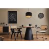 Globo Coletta Hanglamp Goud, Zwart, 1-licht