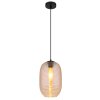 Globo Jefrey Hanglamp Zwart, 1-licht