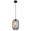 Globo Jefrey Hanglamp Zwart, 1-licht