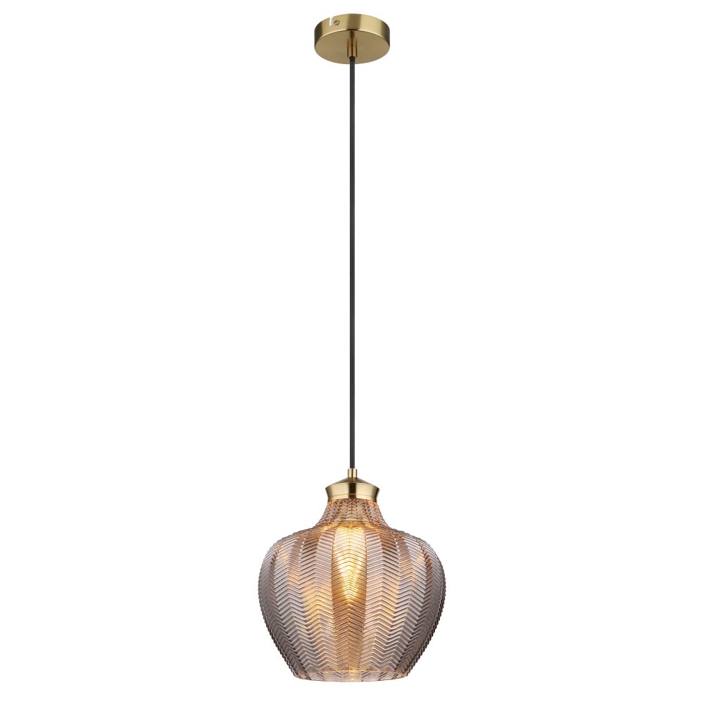 Globo Jessica Hanglamp Goud, 1-licht main product photo