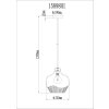 Globo Jessica Hanglamp Goud, 1-licht