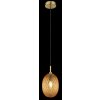 Globo Devin Hanglamp Goud, 1-licht