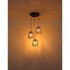 Globo Dichti Hanglamp Zwart, 3-lichts Globo Dichti Hanglamp Zwart, 3-lichts