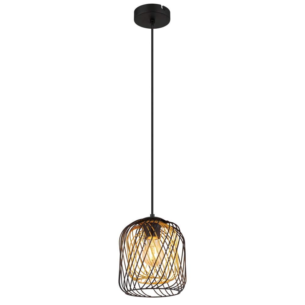 Globo Dichti Hanglamp Zwart, 1-licht main product photo