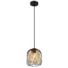 Globo Dichti Hanglamp Zwart, 1-licht