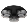 Globo Belinda Plafondlamp LED Zwart, 1-licht